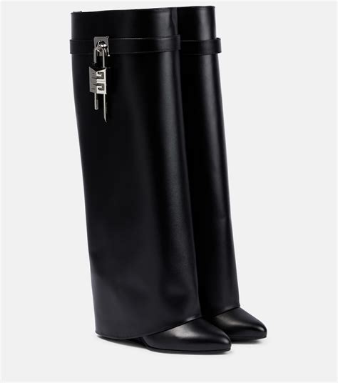 givenchy shiny boots|givenchy shark boots price.